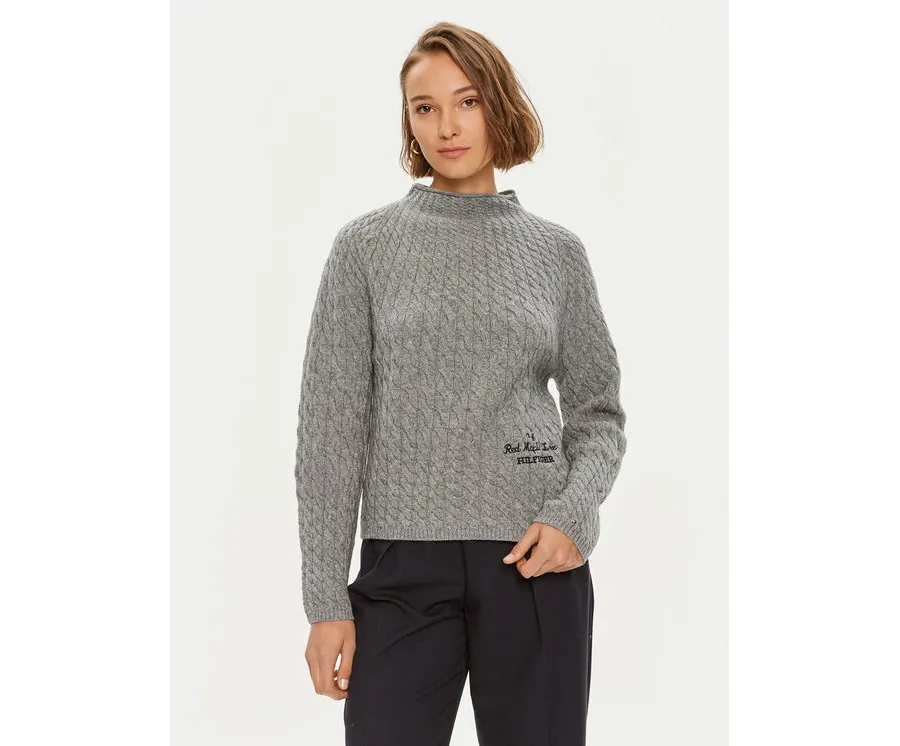 obrazek 1 Tommy Hilfiger Sweter WW0WW42144 Szary Relaxed Fit