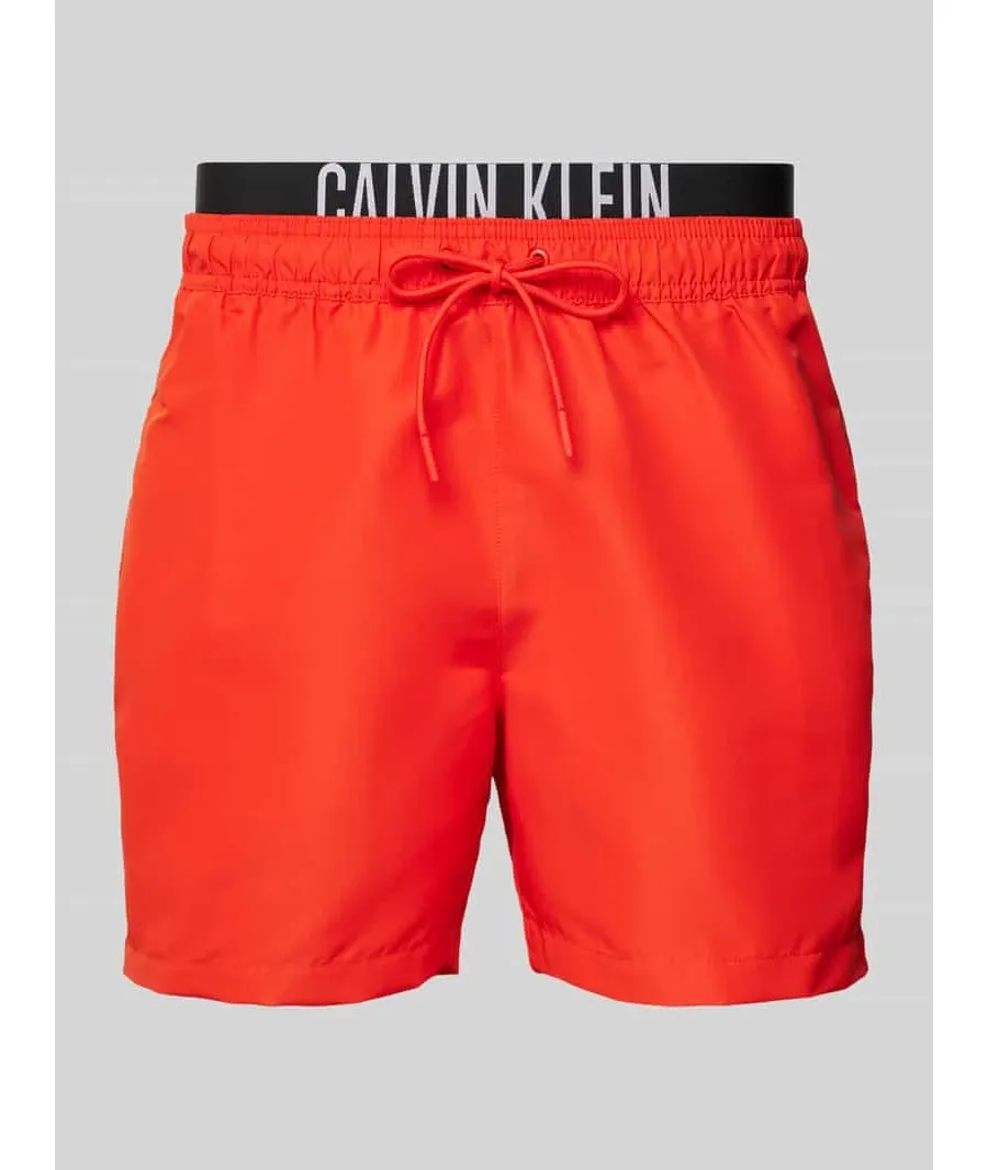 obrazek 1 Spodenki kąpielowe z nadrukiem z logo