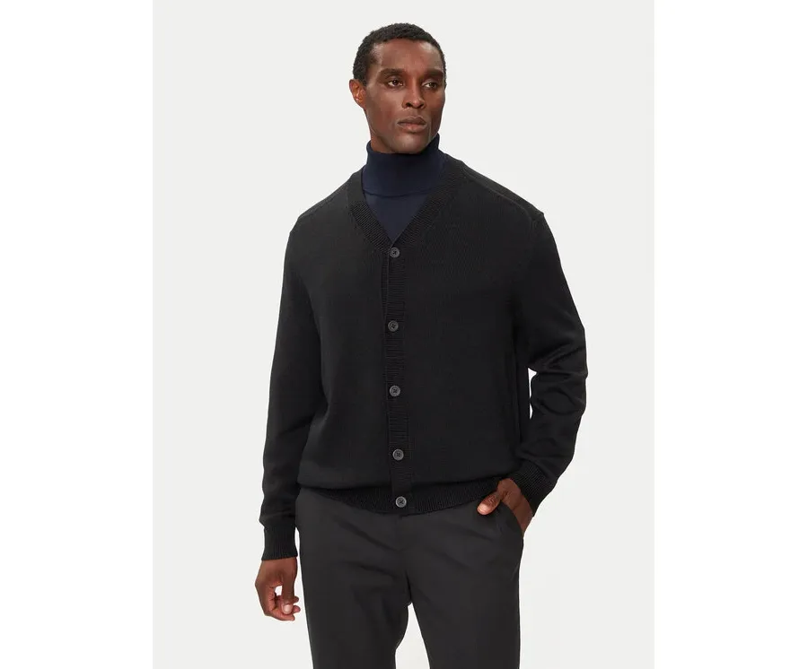 obrazek 1 Armani Exchange Kardigan 6DZE1G ZM1LZ 1200 Czarny Regular Fit