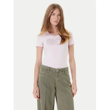 Zdjęcie Guess T-Shirt W5YI05 J1314 Różowy Regular Fit