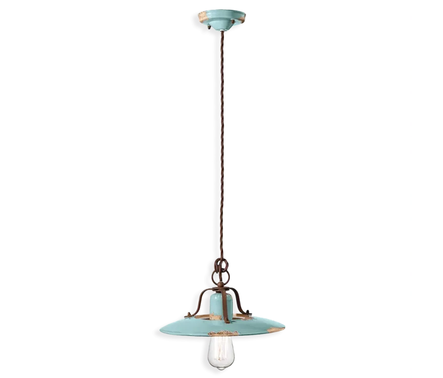 obrazek 1 Wyjątkowa włoska lampa wisząca retro