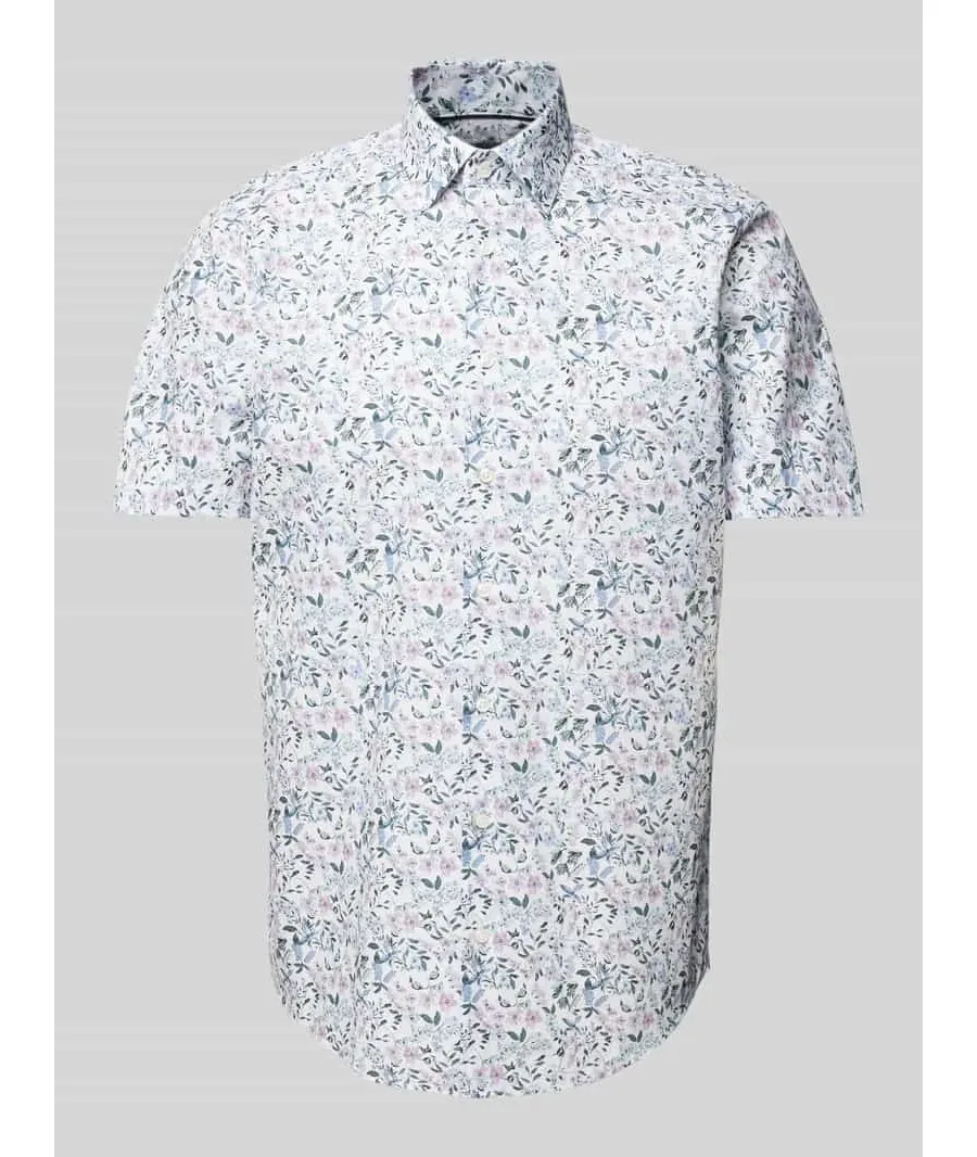 obrazek 1 Koszula biznesowa o kroju regular fit z rękawem o dł. 1/2