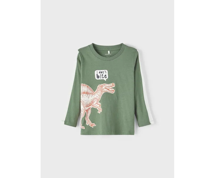 obrazek 1 NAME IT Bluzka 13213233 Zielony Regular Fit