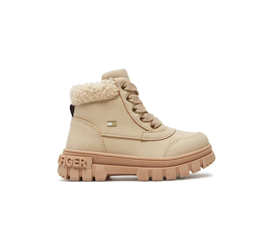 obrazek 1 Tommy Hilfiger Trapery Lace-Up Bootie T1A5-33597-1628 M Beżowy