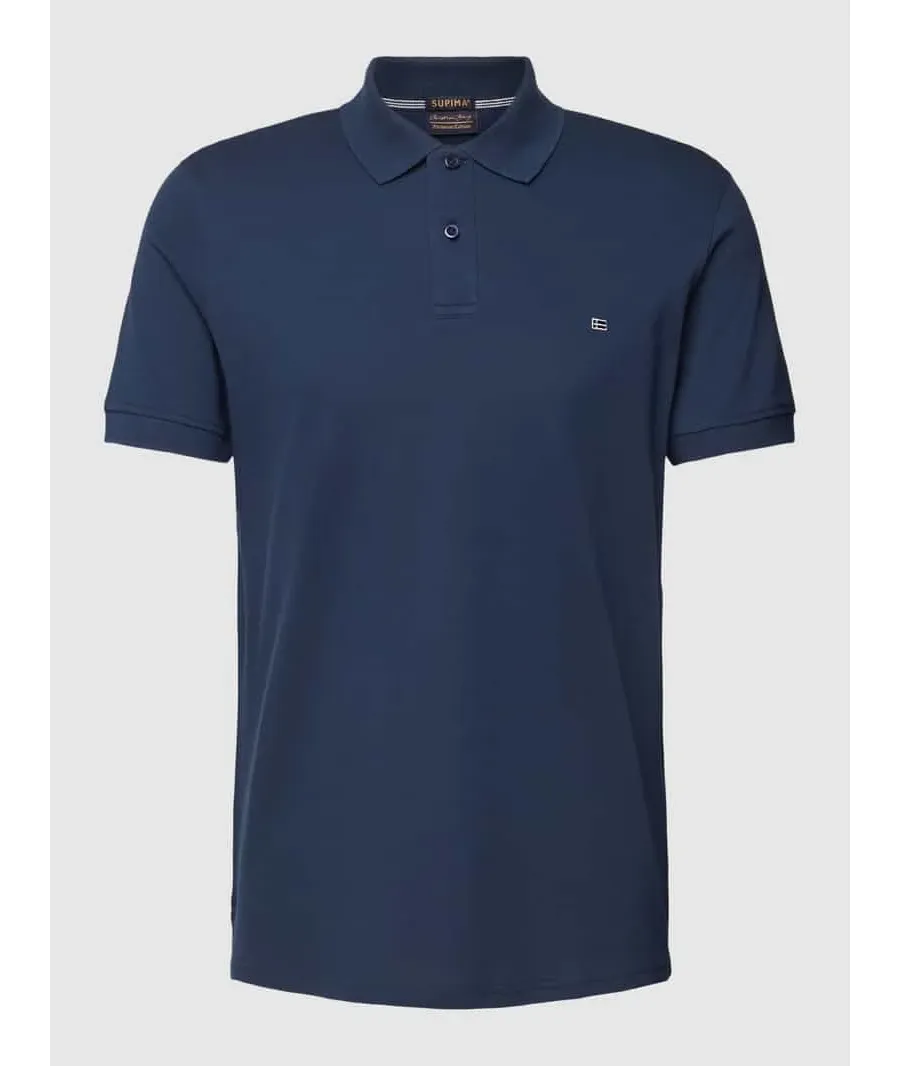 obrazek 1 Koszulka polo o kroju slim fit w jednolitym kolorze