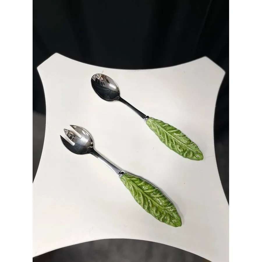 obrazek 1 Eleganckie małe łyżeczki do sałatek, ryżu lub makaronu - Le Ceramiche