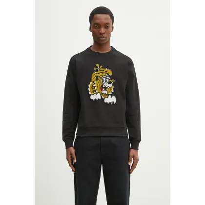Zdjęcie Kenzo bluza bawełniana x Verdy kolor czarny z aplikacją FF58SW2764MC.99J
