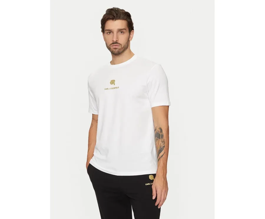 obrazek 1 KARL LAGERFELD T-Shirt 755461 551235 Biały Regular Fit