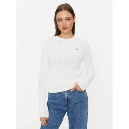 Zdjęcie Polo Ralph Lauren Sweter 211891640001 Biały Regular Fit