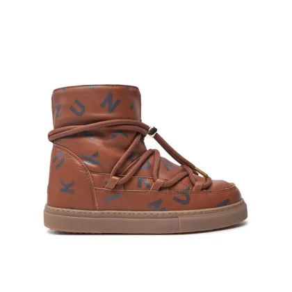 Zdjęcie Inuikii Śniegowce Full Leather Print 65202-088 Brązowy