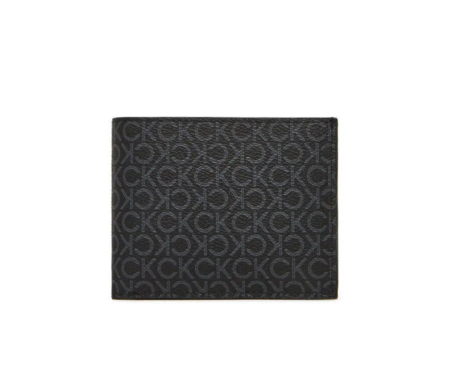obrazek 1 Calvin Klein Portfel męski Ck Must Mono Billfold W/ Coin LV04D1038G Czarny