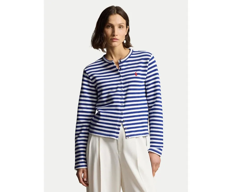 obrazek 1 Polo Ralph Lauren Kardigan 211942806001 Niebieski Slim Fit