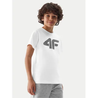 Zdjęcie 4F T-Shirt 4FJWSS24TTSHM1115 Biały Regular Fit