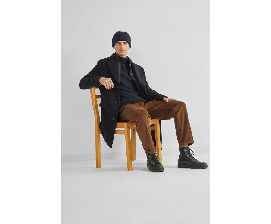 obrazek 1 Selected Homme Płaszcz wełniany 16089400 Czarny Regular Fit
