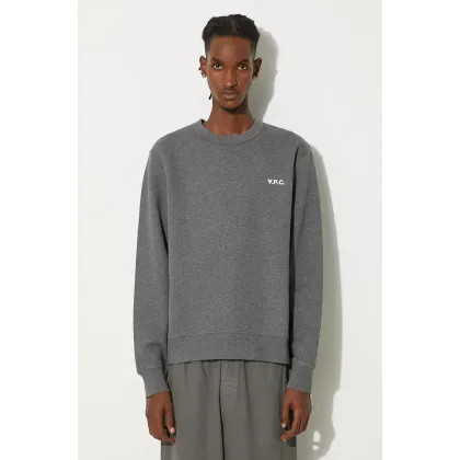 Zdjęcie A.P.C. bluza Boxy Petit Vpc męska kolor szary melanżowa COHBR-H27916