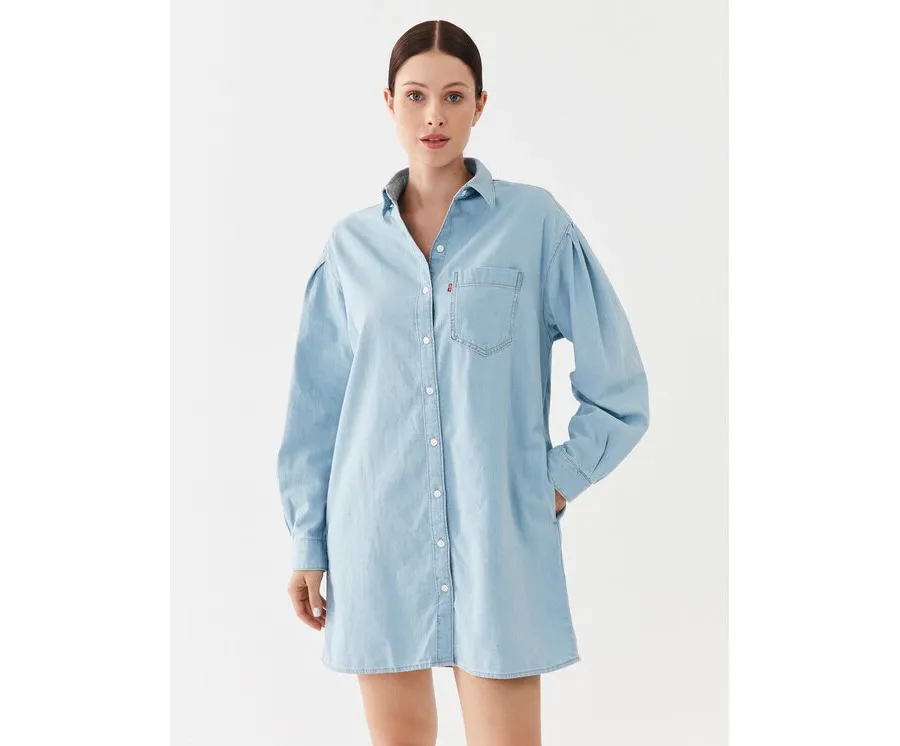 obrazek 1 Levi's® Sukienka jeansowa Rhea A6743-0002 Błękitny Relaxed Fit