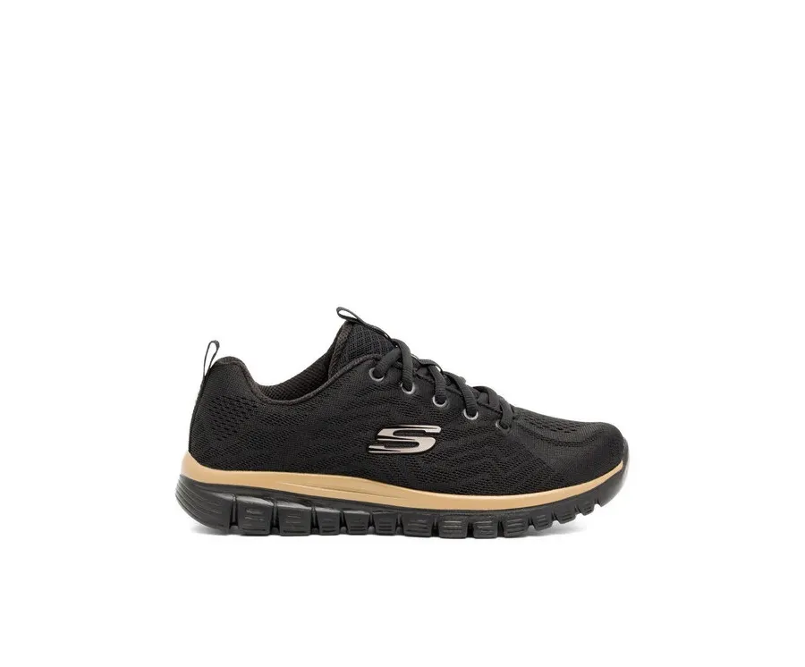 obrazek 1 Skechers Sneakersy GRACEFUL - GET CONNECTED 12615 BKRG Czarny