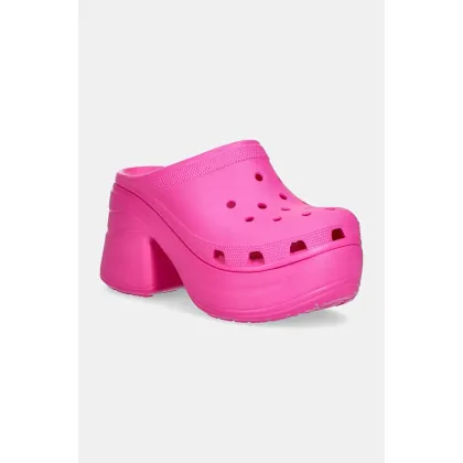 Zdjęcie Crocs klapki Siren Clog damskie kolor różowy na słupku 208547