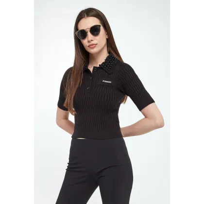 Zdjęcie Sweter damski z krótkim rękawem Egyptian PINKO Pinko