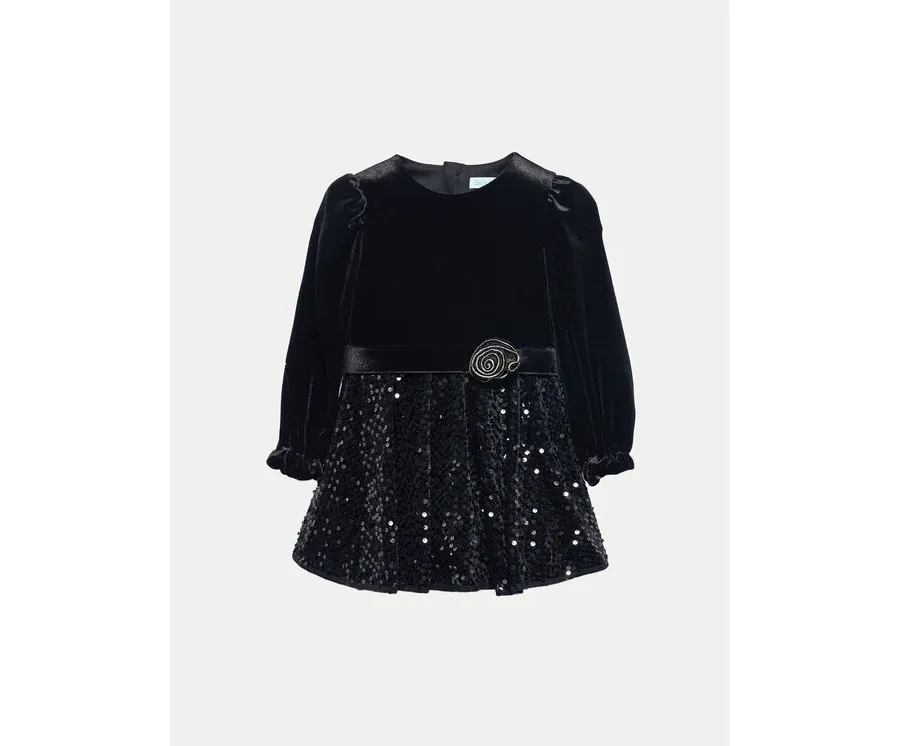 obrazek 1 Abel & Lula Sukienka elegancka 5715 Czarny Regular Fit