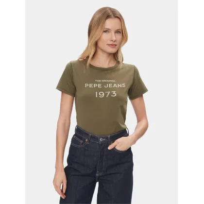 Zdjęcie Pepe Jeans T-Shirt Harbor PL505743 Zielony Regular Fit