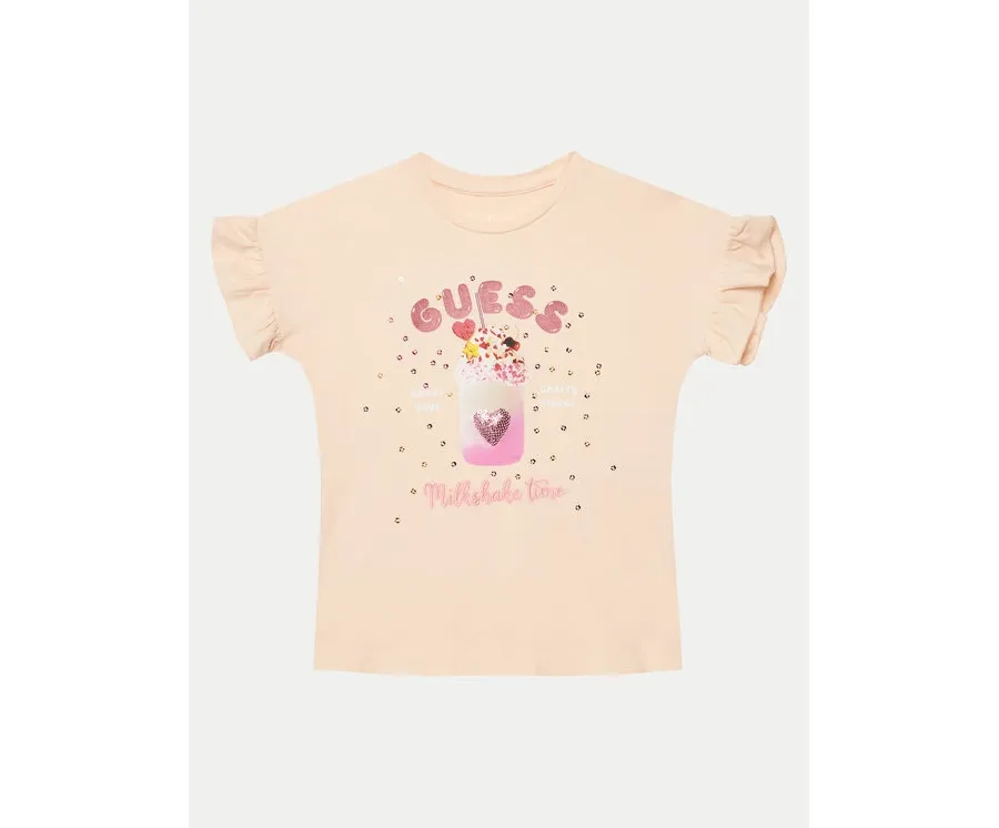 obrazek 1 Guess T-Shirt K5GI02 K6YW4 Różowy Regular Fit