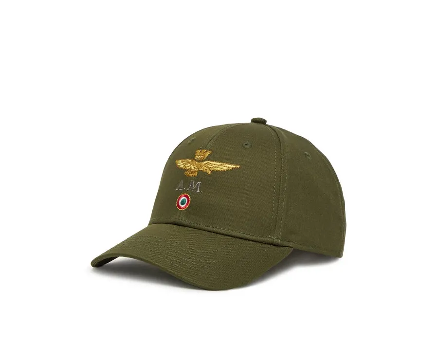 obrazek 1 Aeronautica Militare Czapka z daszkiem 251HA1100CT2848 Zielony