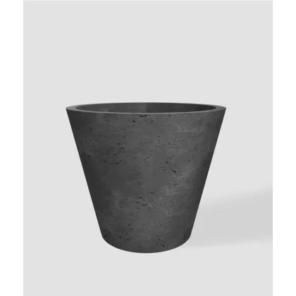 Zdjęcie 75x115x100 cm CT - Donica betonowa w kształcie stożka (antracyt)