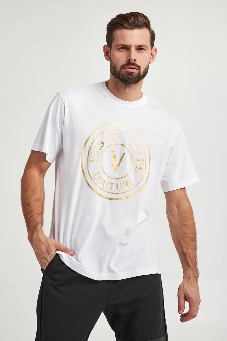 obrazek 1 T-shirt męski VERSACE JEANS COUTURE Versace Jeans Couture