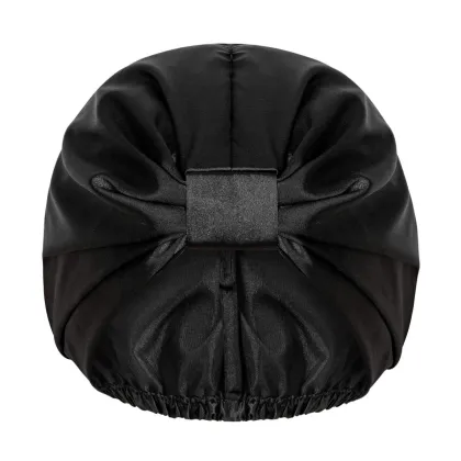 Zdjęcie Glov Satin Bonnet Black turban do włosów