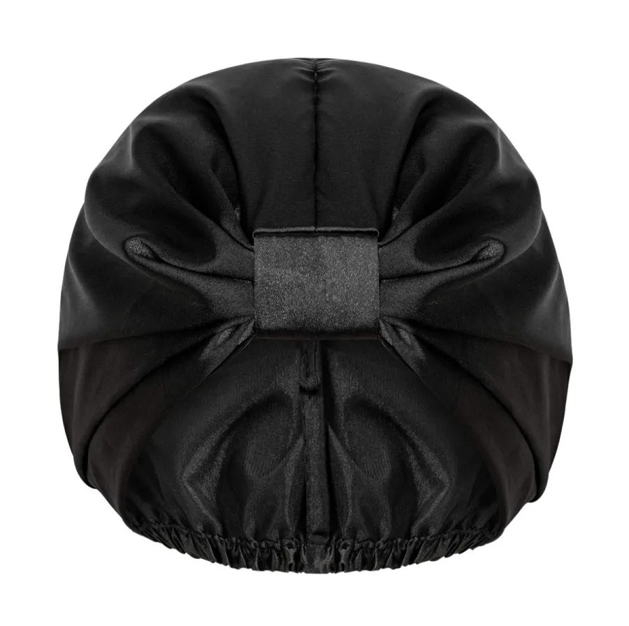 obrazek 1 Glov Satin Bonnet Black turban do włosów