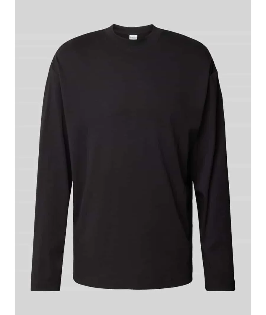 obrazek 1 Bluzka z długim rękawem o kroju relaxed fit ze stójką model ‘DANI’