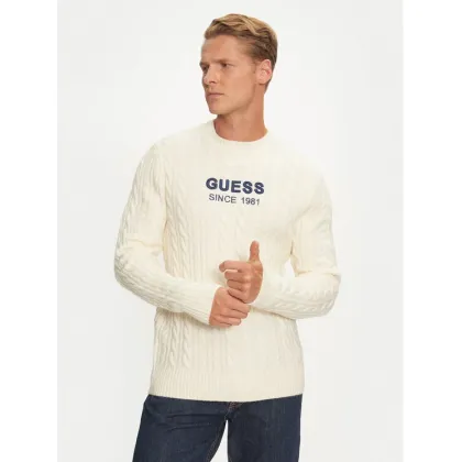 Zdjęcie Guess Sweter M4BR11 Z3HA2 Beżowy Regular Fit