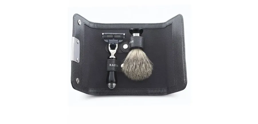 obrazek 2 Travel Black Zestaw do golenia Dalvey DA770
