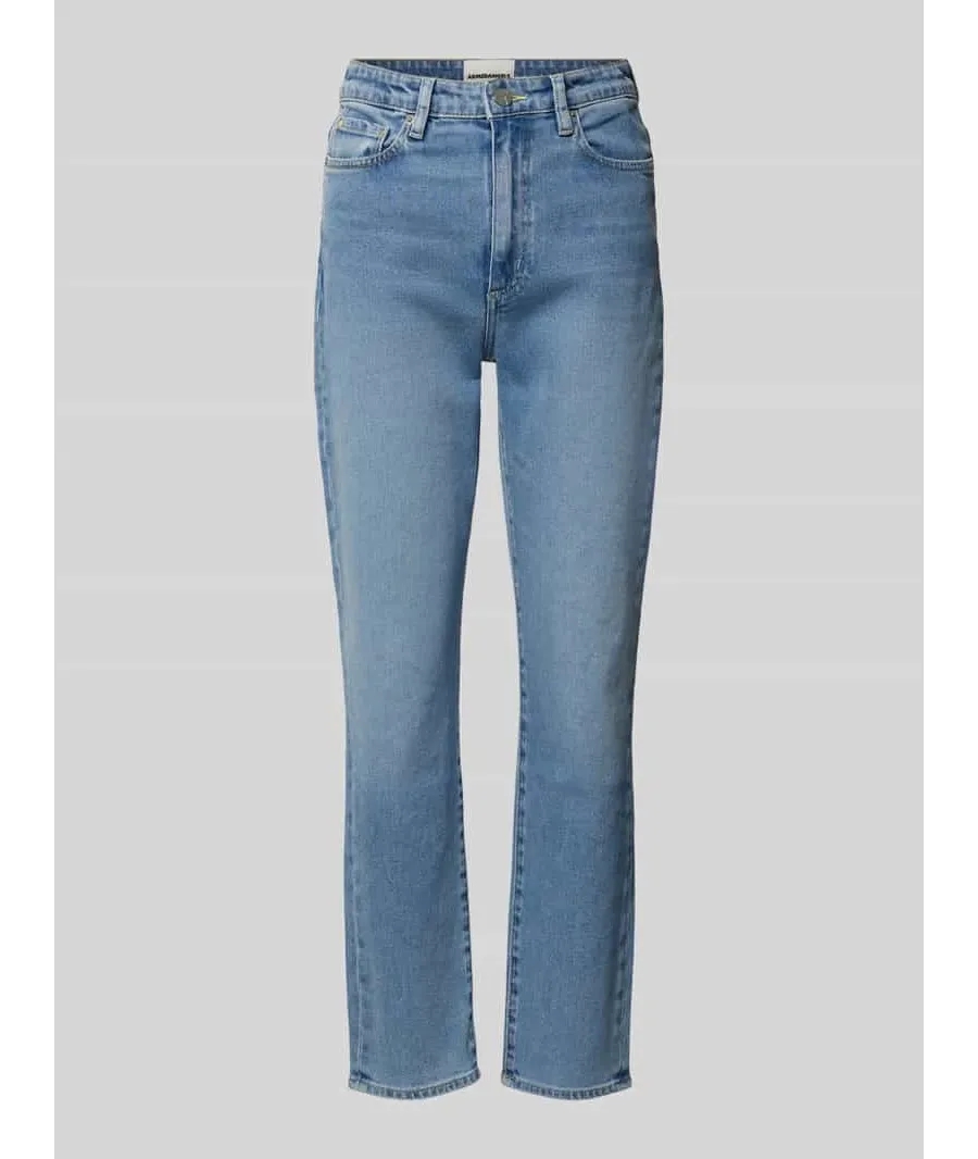 obrazek 1 Jeansy o kroju slim fit z naszywką z logo model ‘LEJAANI’