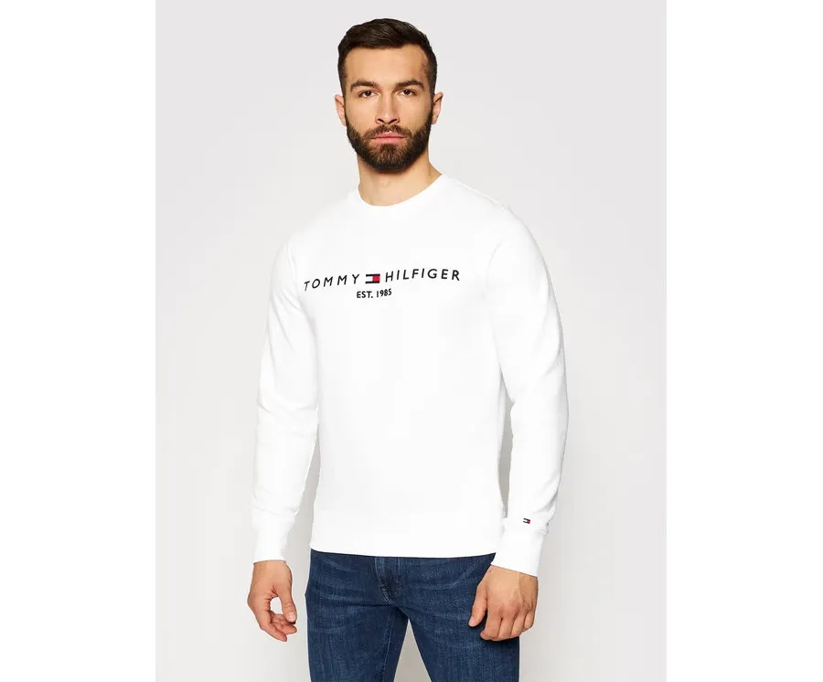 obrazek 1 Tommy Hilfiger Bluza Logo MW0MW11596 Biały Regular Fit