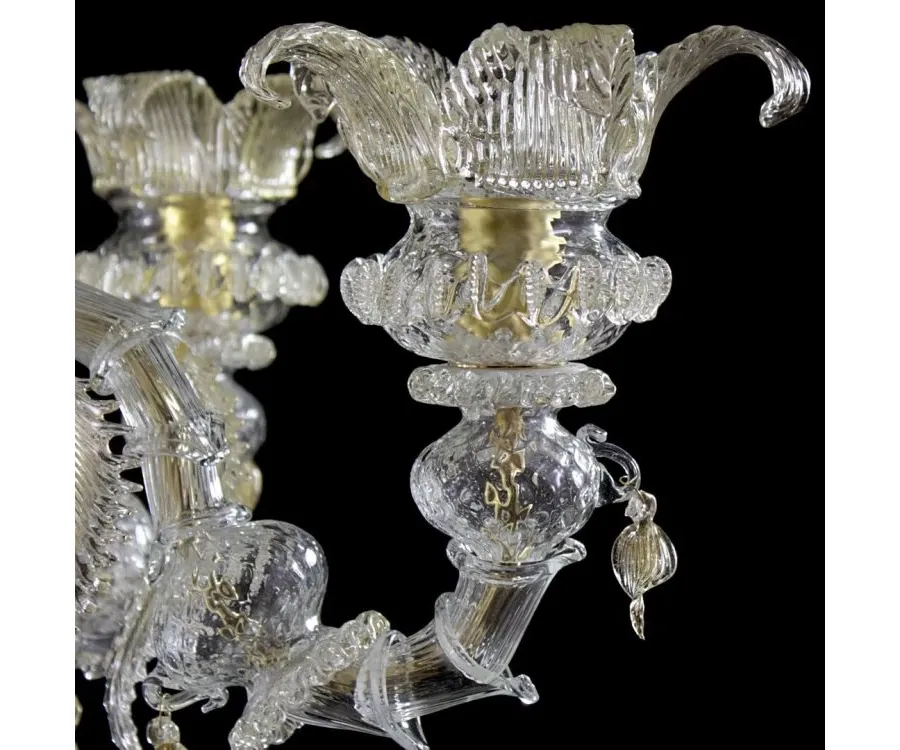 obrazek 3 Ekskluzywna lampa podłogowa ze szkła murano