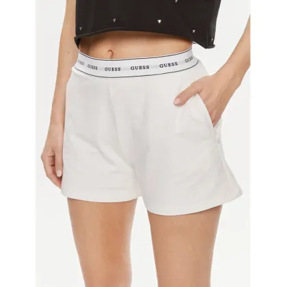 Zdjęcie Guess Szorty piżamowe Carrie O4GD02 KBS91 Biały Loose Fit