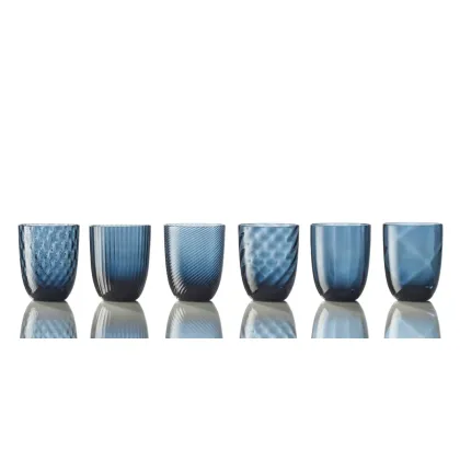 Zdjęcie Rewelacyjny komplet 6 szklanek do wody ze szkła Murano