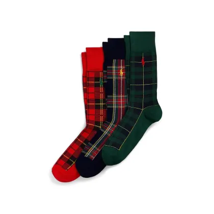 Zdjęcie Polo Ralph Lauren skarpetki 3-pack męskie kolor szary 449958859