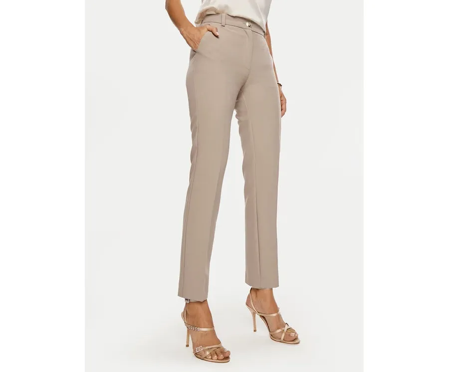 obrazek 1 Guess Chinosy Celia 4BGB04 7046A Beżowy Regular Fit