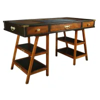 Picture Stylish office desk in vintage style - Authentic Models