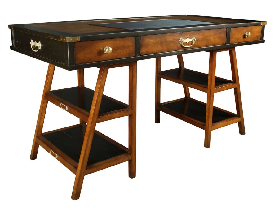 obrazek 1 Stylowe biurko gabinetowe w stylu vintage - Authentic Models