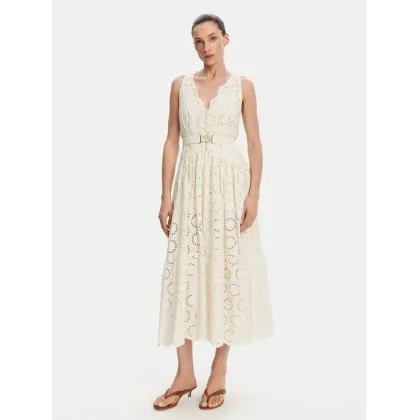 Zdjęcie TWINSET Sukienka letnia 251TT2360 Écru Regular Fit
