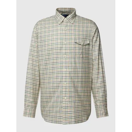 Zdjęcie Koszula casualowa o kroju regular fit z kołnierzykiem typu button down