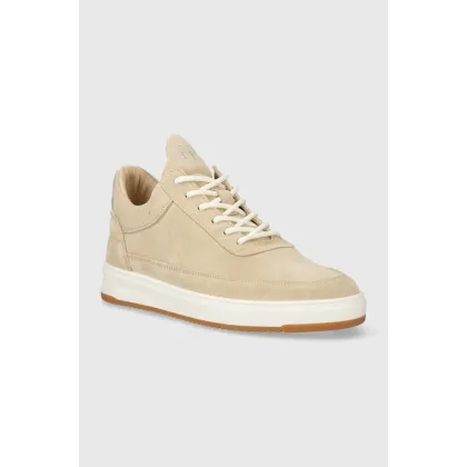 Zdjęcie Filling Pieces sneakersy zamszowe Low Top Ripple Suede kolor beżowy 10122791919
