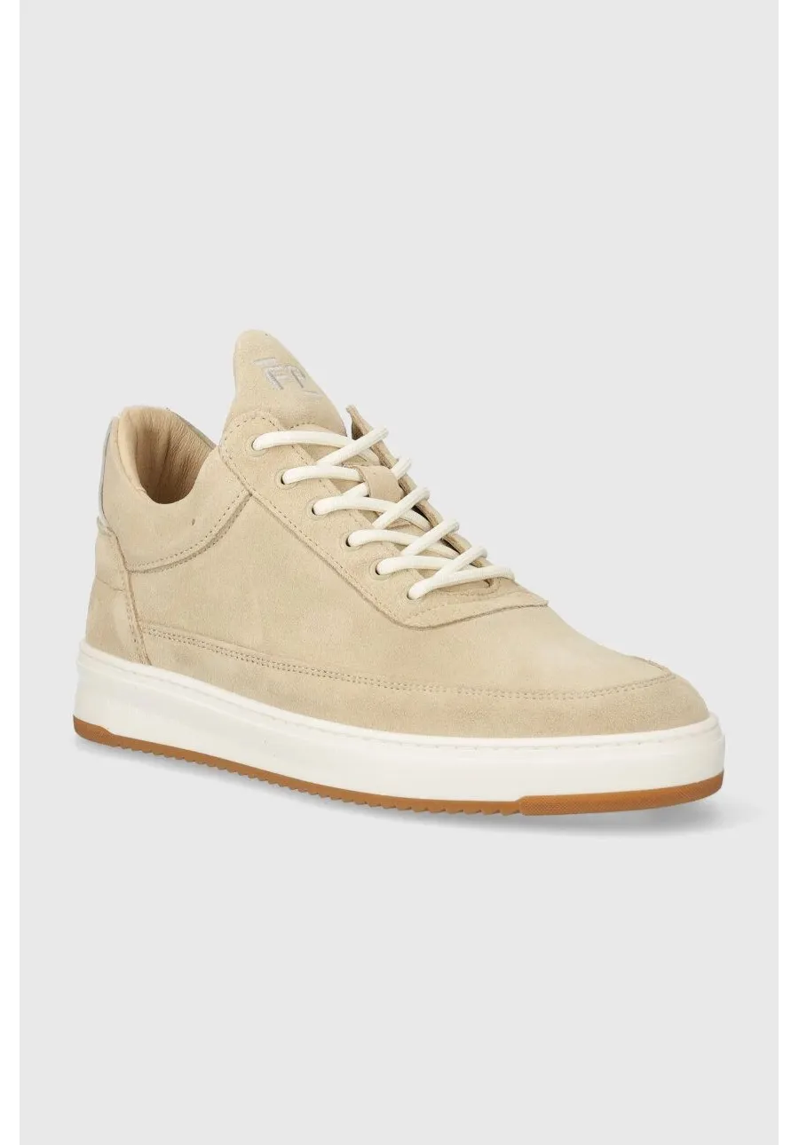 obrazek 1 Filling Pieces sneakersy zamszowe Low Top Ripple Suede kolor beżowy 10122791919