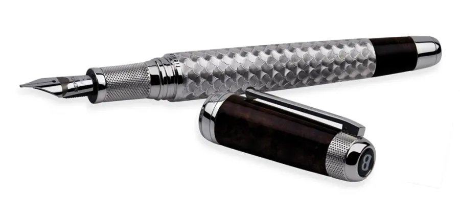 picture 2 Silver Fountain Pen Tibaldi for Bentley Mulsanne Limited Edition