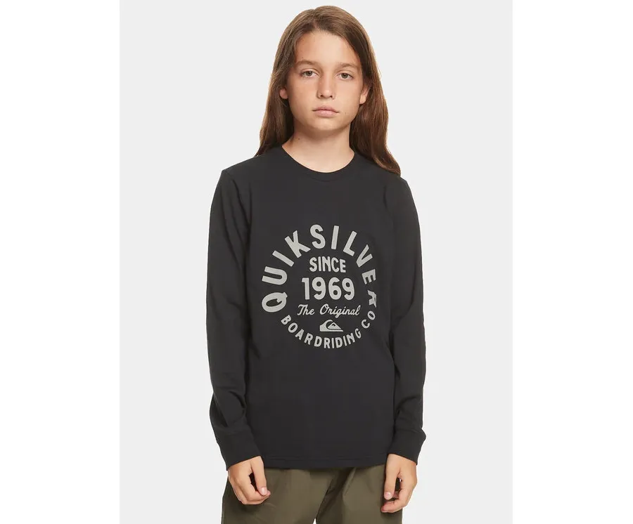 obrazek 1 Quiksilver Bluzka Circlescriptfro Tees EQBZT04668 Czarny Regular Fit