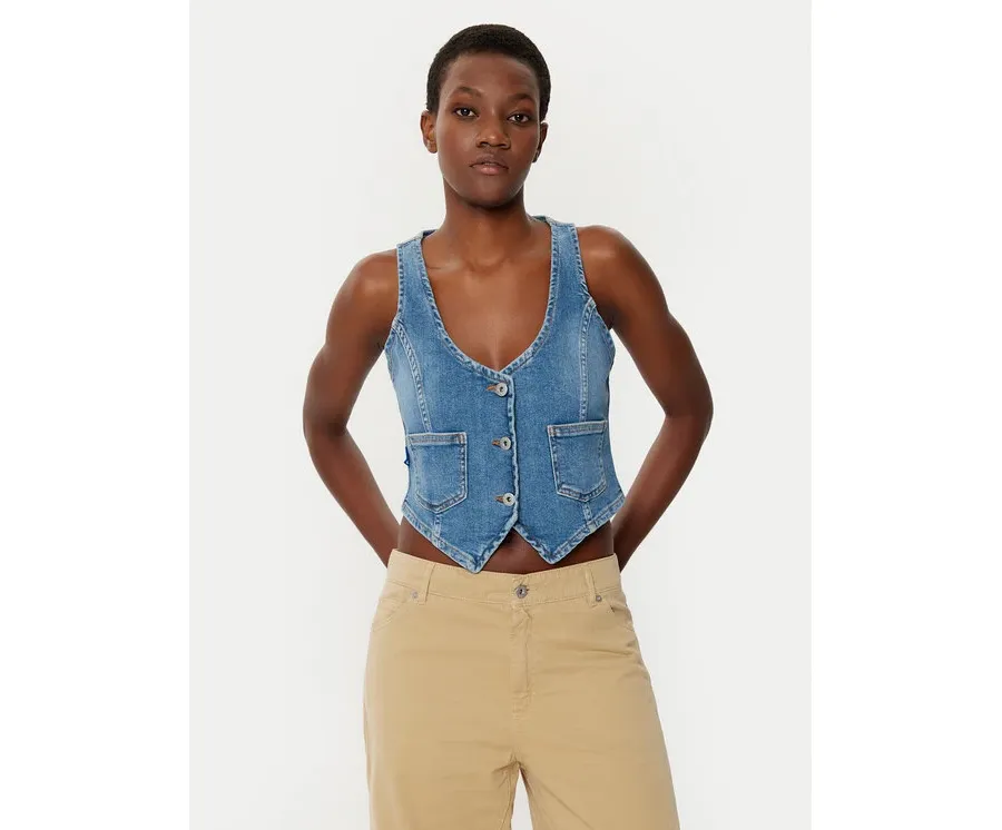 obrazek 1 HUGO Kamizelka Gardenia_B 50531700 Niebieski Slim Fit